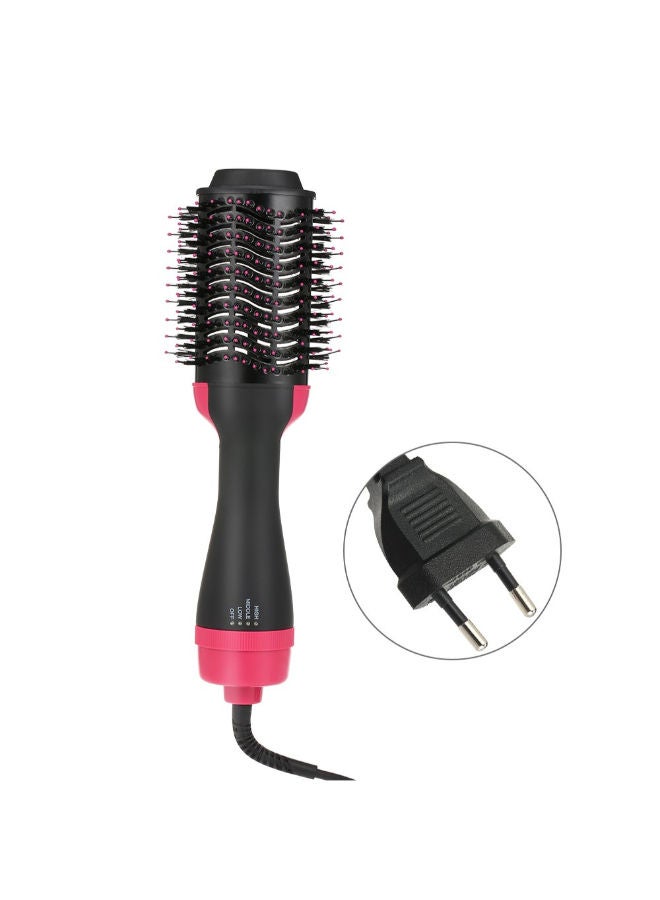 Generic Multi-Functional Hair Dryer And Volumizer Roller Comb Pink/Black - Image 3