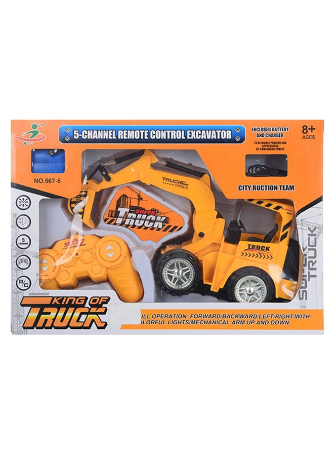 5-Channel Super Truck Remote Control Excavator - Image 1
