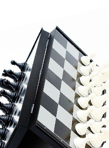 Faro Folding Portable Chess Game - Image 2