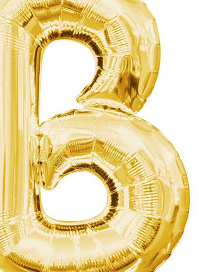 Secret Alphabetical Letter B Hanging Foil Balloon 100 x 95cm - Image 2