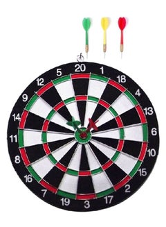 Generic Double Sided Hanging Dart Board With Darts  - Image 1