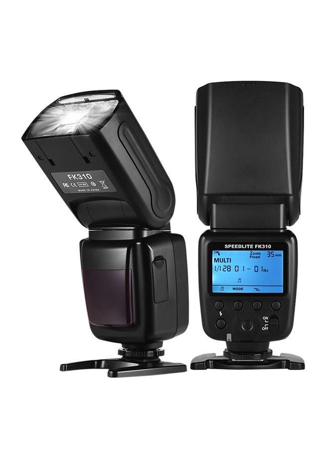 Universal Wireless Camera Speedlite Flash For DSLR Camera Black - Image 1