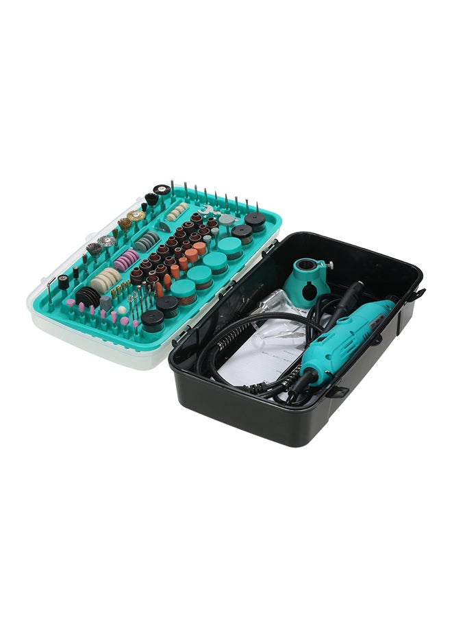 Generic - 228-Piece Rotary Tool Accessories Kit With Flex Shaft Electric Grinder Drill Multicolour 31 x 18 x 10cm - Image 1