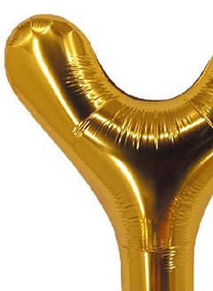 Party Time Letter Y Shaped Party Decorative Foil Balloon 16inch  - Image 2