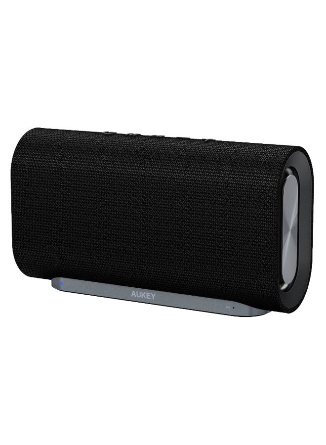 Aukey - Eclipse Bluetooth Wireless Speaker Black - Image 1