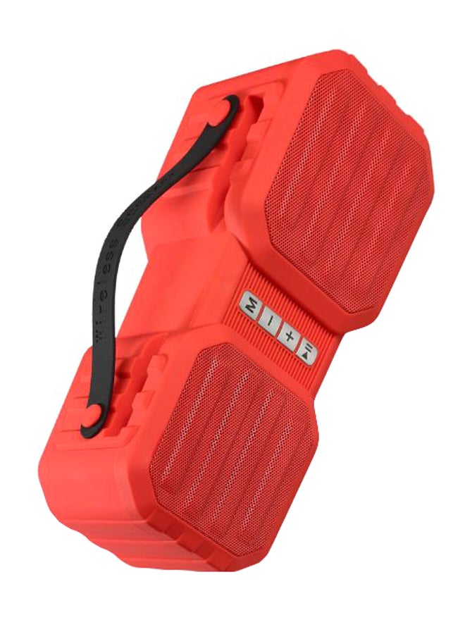 Generic Portable Bluetooth Wireless Hi-Fi Speaker Red  - Image 1