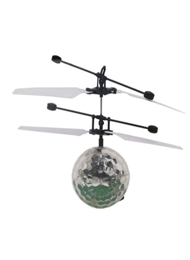 Flying Flash Disco LED Ball Stage Lamp Helicopter - Image 2