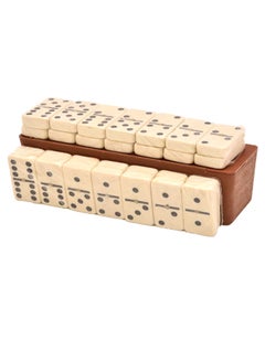 Generic 28-Piece Dominoes Tile Game Set With Box  - Image 1