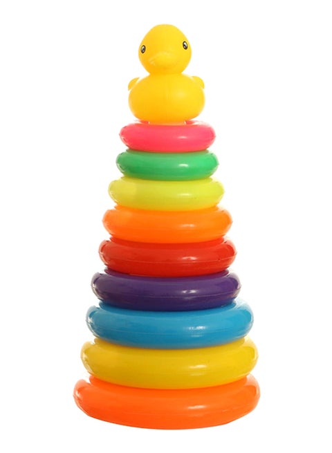 9-Piece Stacking Ring With Duck Toy