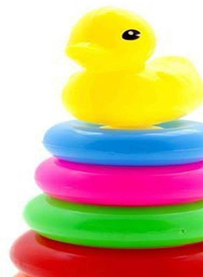 Generic - 6-Piece Rainbow Duck Stacking Ring Set - Image 1
