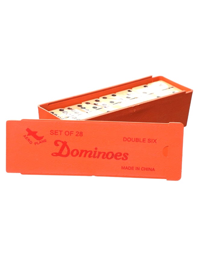 Generic - 28-Piece Double Six Dominoes Set - Image 1