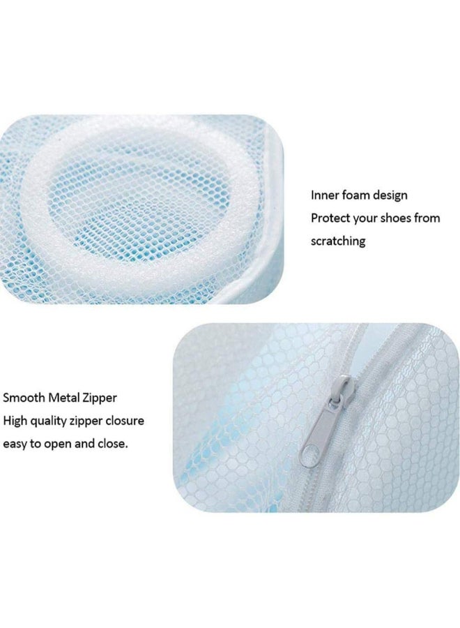 Zippered Laundry Bag White 40cm  - Image 2