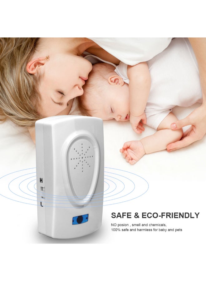 Beauenty Ultrasonic Insect And Rat Killer Pest Control Device White 2.3 x 5.3 x 10centimeter - Image 5