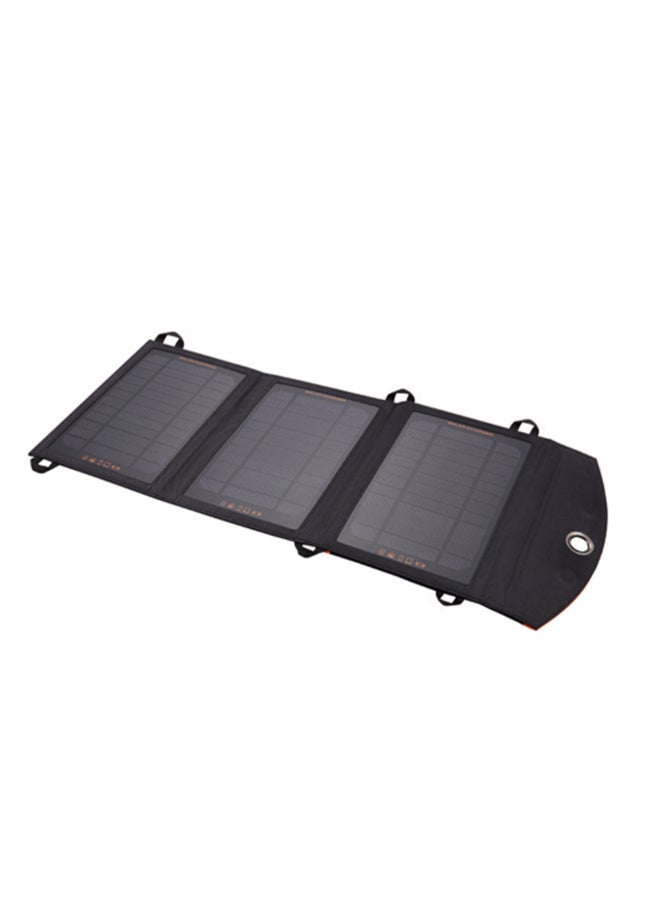 Generic Portable Folding Solar Panel Power Bank For Travel And Outdoor Black 23 x 2.2 x 16centimeter - Image 2