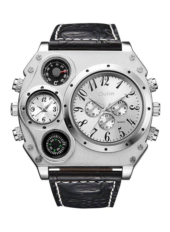 Oulm Men's PU Leather Analog Watch OL-HP1349  - Image 1