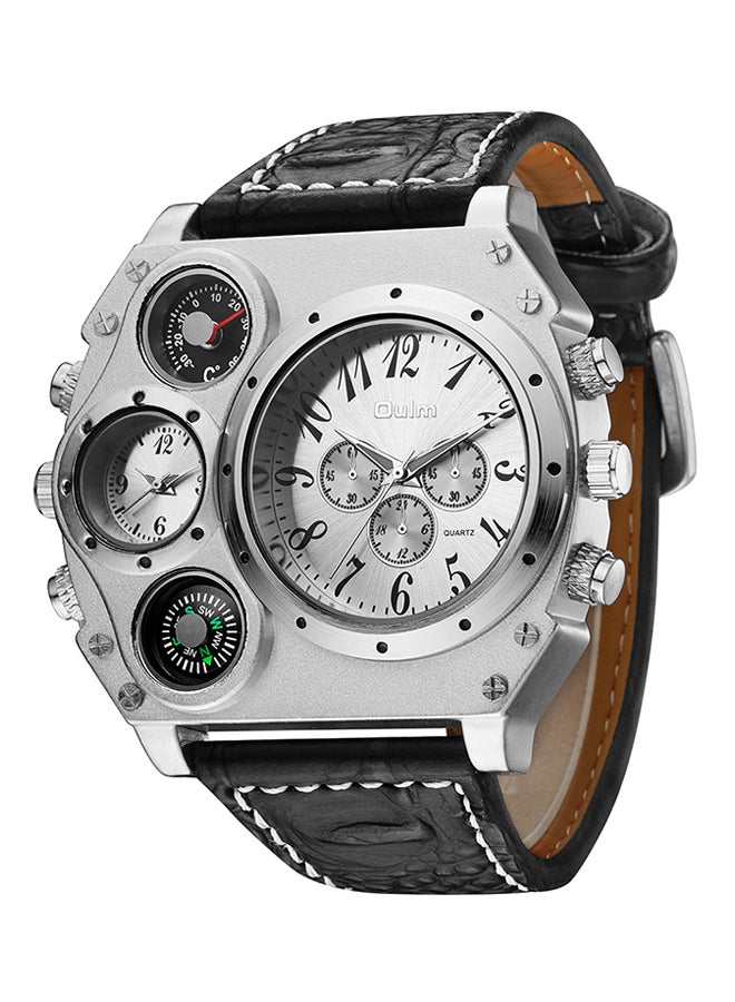 Oulm Men's PU Leather Analog Watch OL-HP1349  - Image 2