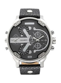 Cagarny Men's Leather Analog Watch 6820  - Image 1