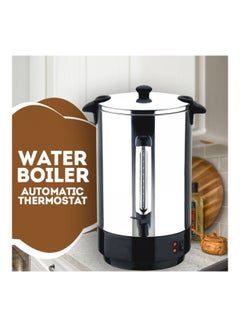 GEEPAS Stainlesss Steel Water Boiler, Auto & Resettable Thermostat, Boil Dry Protection, With Temperature Controller, Plastic Water Tap, Cool Touch Handle 6.8 L 950 W GK6154 Silver  - Image 2