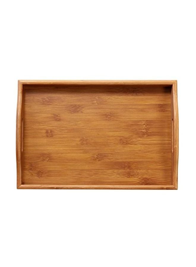 Juvale Wooden Serving Tray Light Brown 16.7x12.4x3inch - Image 2