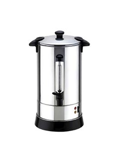 GEEPAS Stainlesss Steel Water Boiler, Auto & Resettable Thermostat, Boil Dry Protection, With Temperature Controller, Plastic Water Tap, Cool Touch Handle 6.8 L 950 W GK6154 Silver  - Image 1