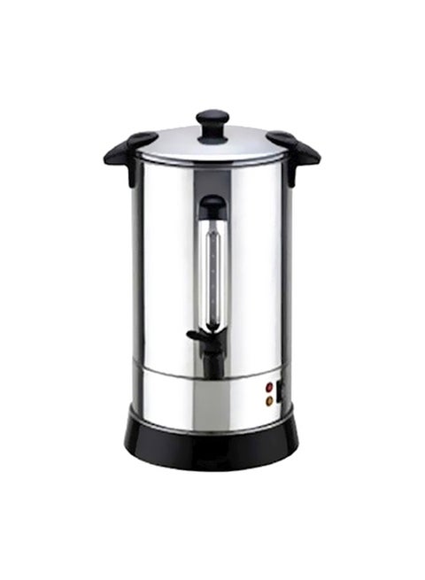 Stainlesss Steel Water Boiler, Auto & Resettable Thermostat, Boil Dry Protection, With Temperature Controller, Plastic Water Tap, Cool Touch Handle 6.8 L 950 W GK6154 Silver