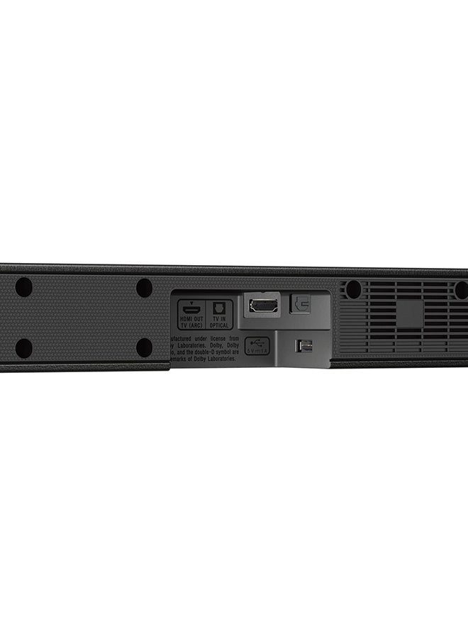2.1ch Ultra-Slim Home Theatre Soundbar System With Wireless Subwoofer HT-CT290 Black