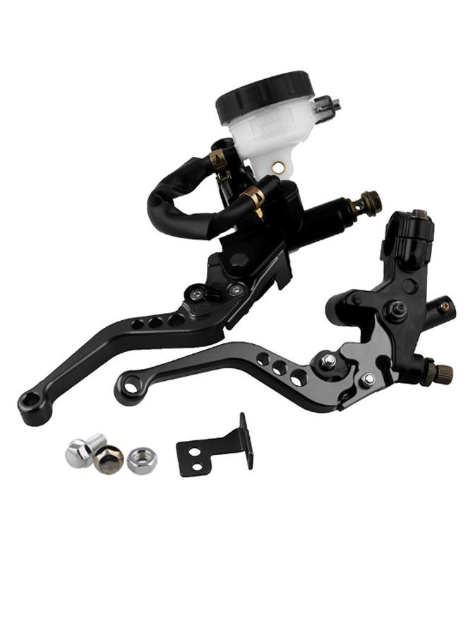 Generic Pair Of Universal Motorcycle Brake And Clutch Reservoir Set  - Image 1