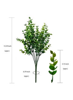 Generic 4-Piece Artificial Eucalyptus Green  - Image 5