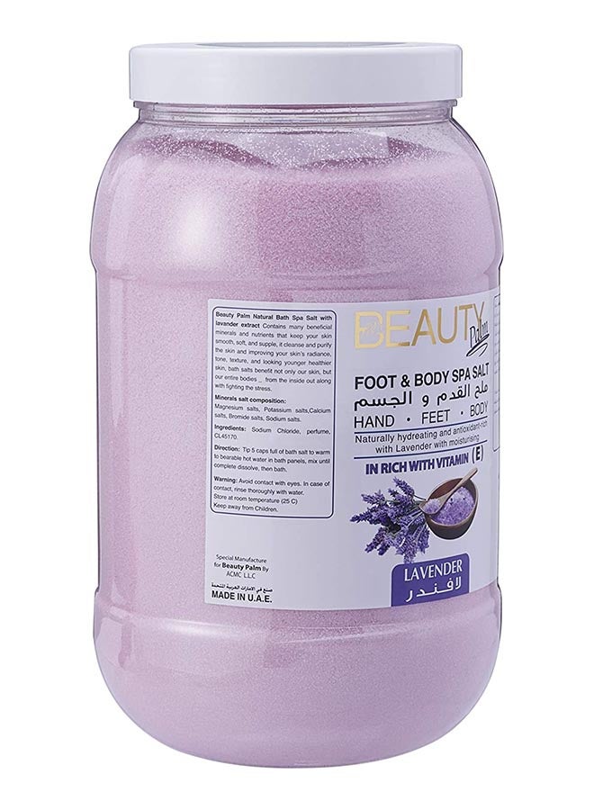 Beauty Palm - Foot And Body Spa Salt Lavender 5kg - Image 1