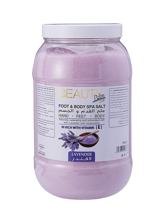 Beauty Palm - Foot And Body Spa Salt Lavender 5kg - Image 1