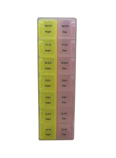 Weekly Medicine Storage Case With Keychain Light