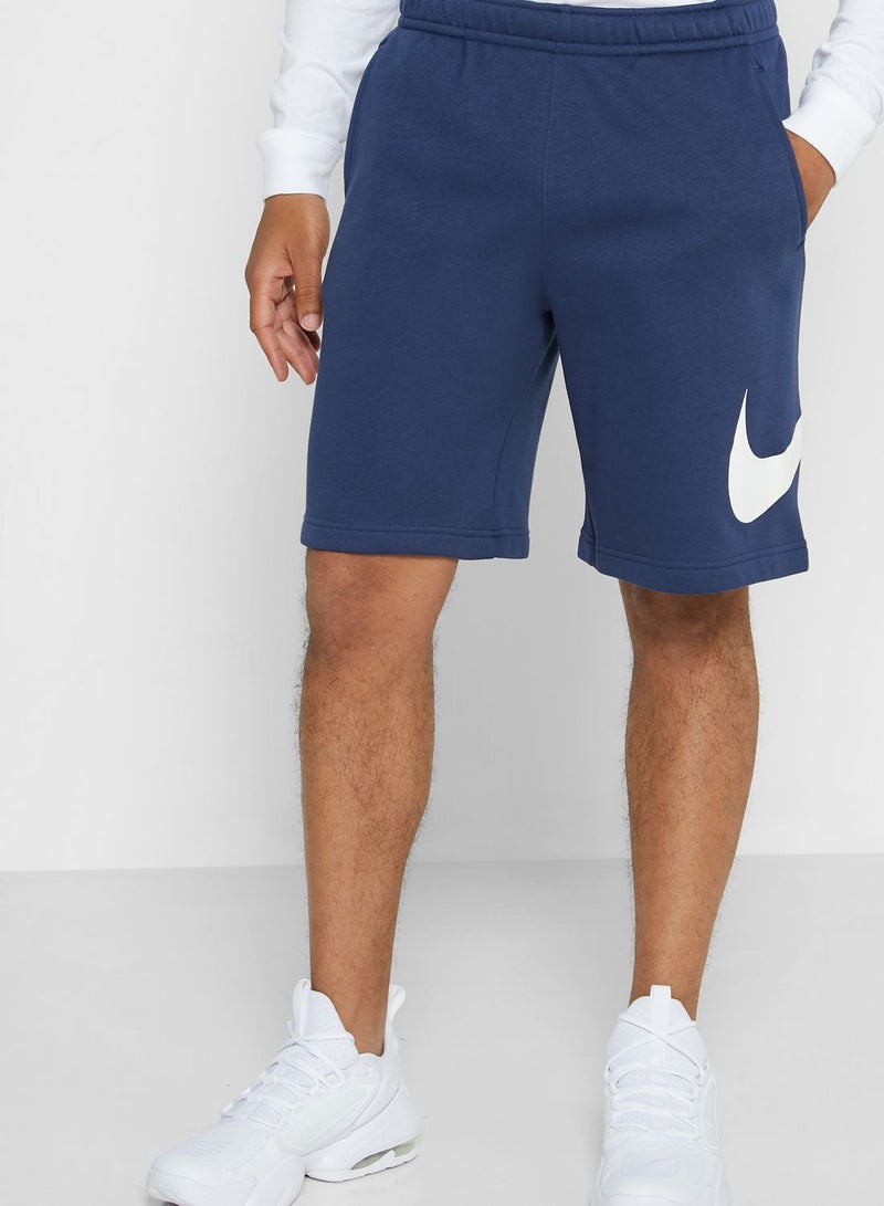 Nike NSW Club Shorts Navy  - Image 1