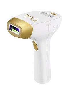 IMOOIE Hair Removal Device With IPL Technology And 4 Lamps White/Gold 385grams  - Image 1