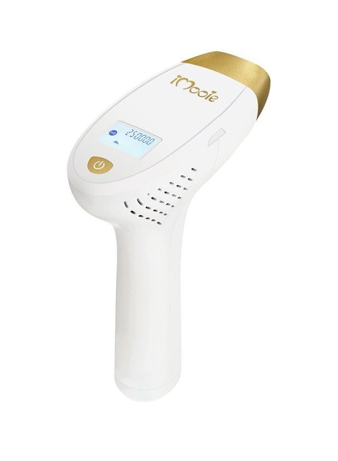 IMOOIE Hair Removal Device With IPL Technology And 4 Lamps White/Gold 385grams - Image 2