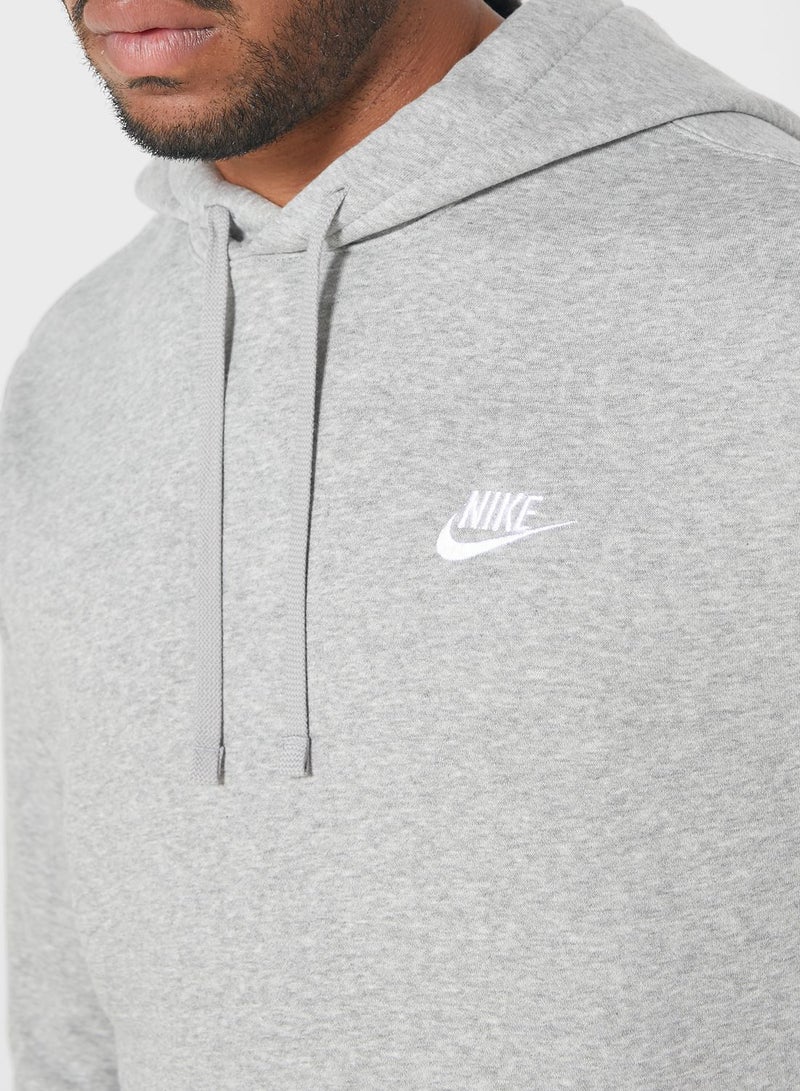Nike NSW Club Hoodie Grey  - Image 3