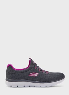 Summits Slip On Training Shoes Grey