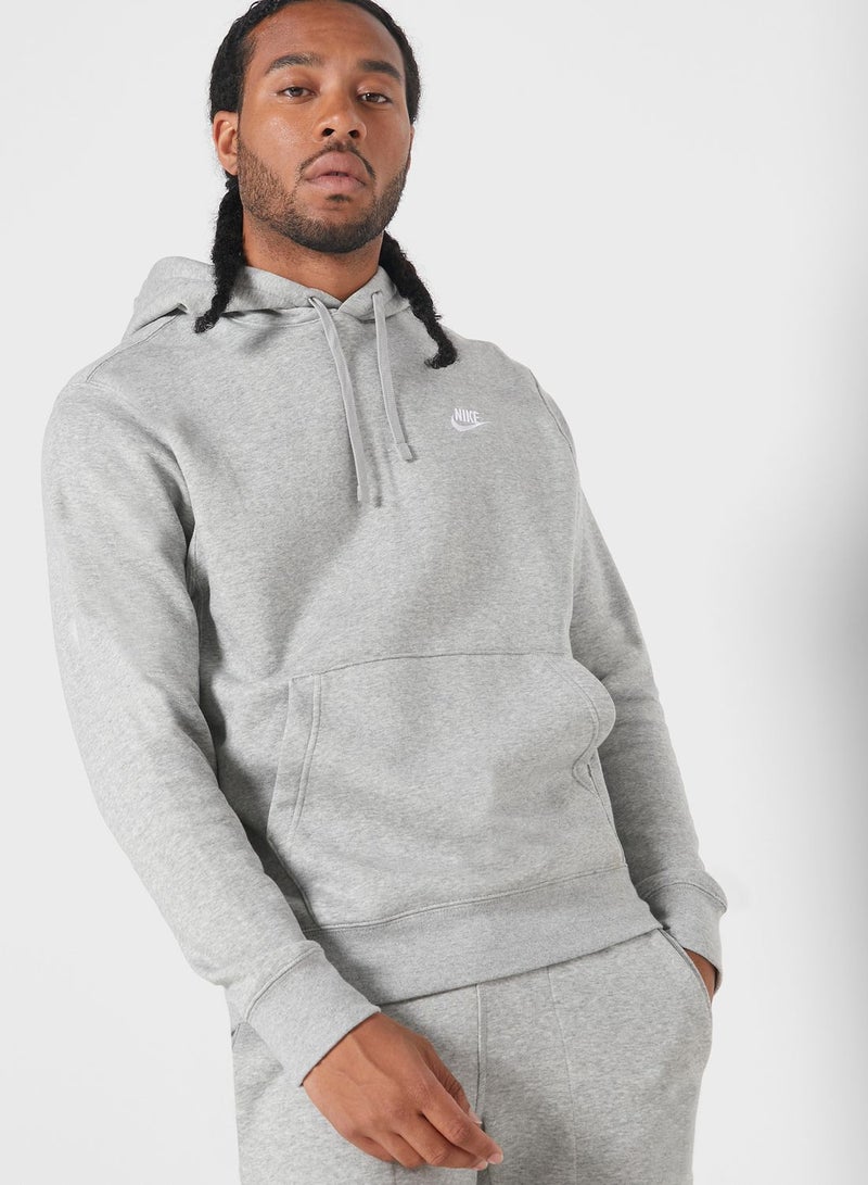 Nike NSW Club Hoodie Grey  - Image 1