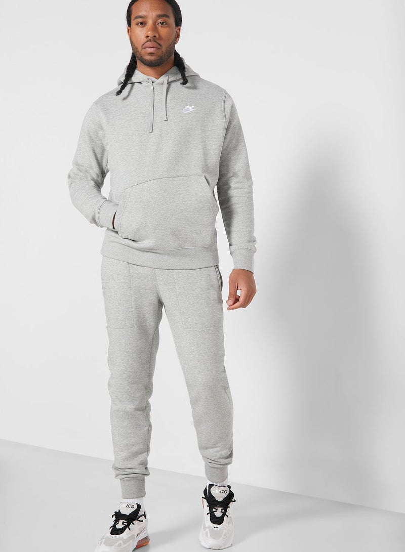 Nike NSW Club Hoodie Grey  - Image 4