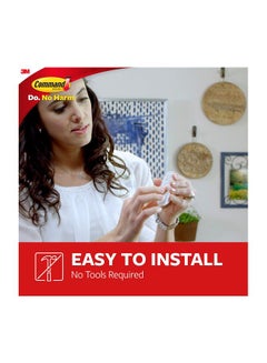 3M 6-Piece Hook Set White Medium  - Image 4