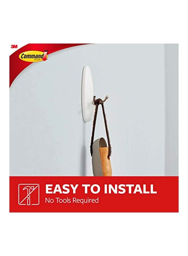 Command Medium Wire Hooks White 3.1 x 1.1 x 1.1inch  - Image 4