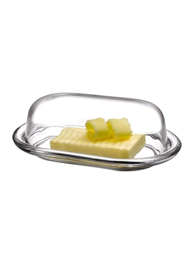 Pasabachce Butter Dish Clear 131x198x44.5mm