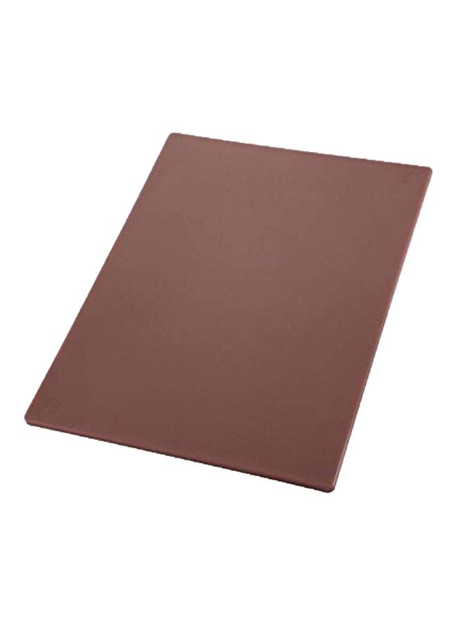 Winco Plastic Cutting Board Brown 18x24x0.5inch 