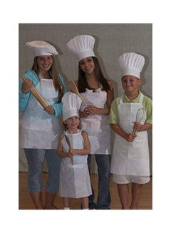 Pack Of 4 Chef Hat White One Size - v1585914933/N36464991A_2