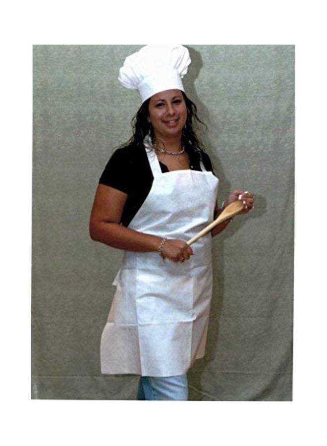 Generic Pack Of 4 Chef Hat White One Size  - Image 5
