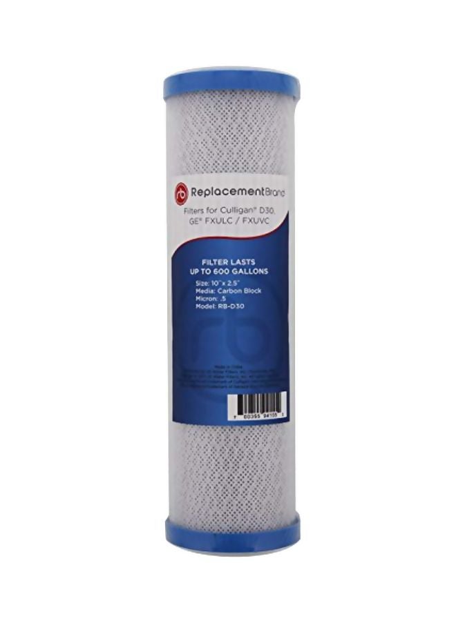 ReplacementBrand Replacement Water Filter Cartridge White 10x2.5x2.5inch 