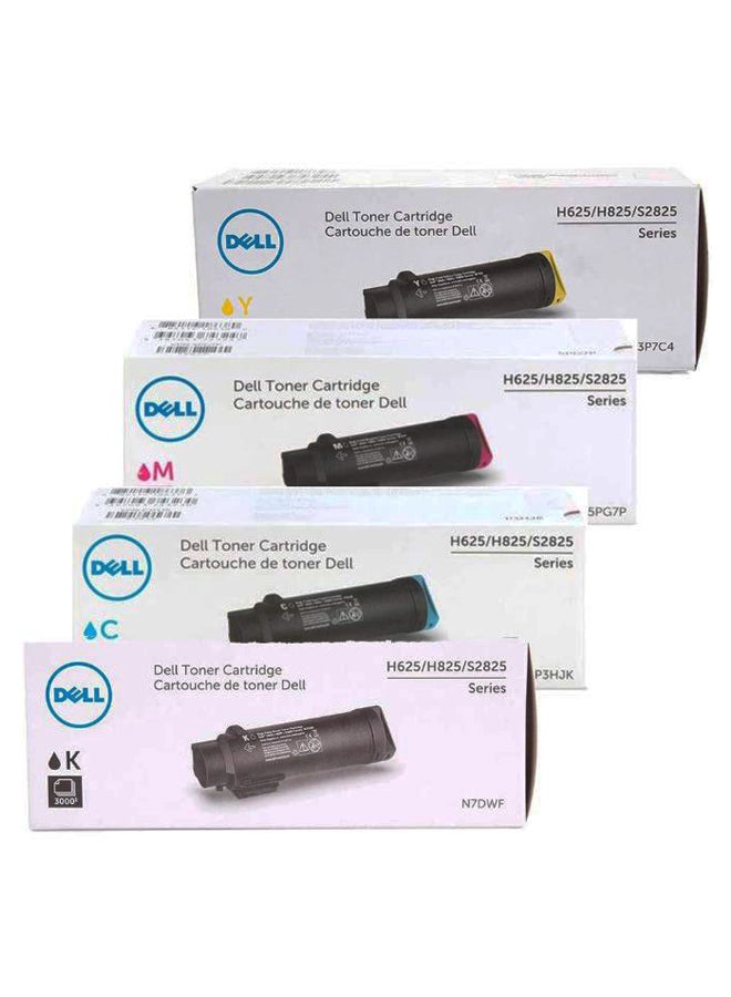 DELL 4-Piece Cartridge Toner Set Multicolour
