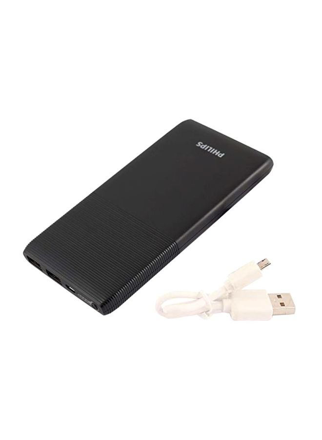 Philips 10000.0 mAh Power Bank Black  - Image 1