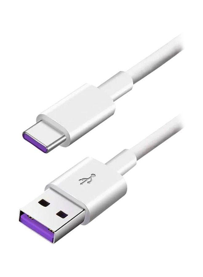 Type-C Data Sync Charging Cable White