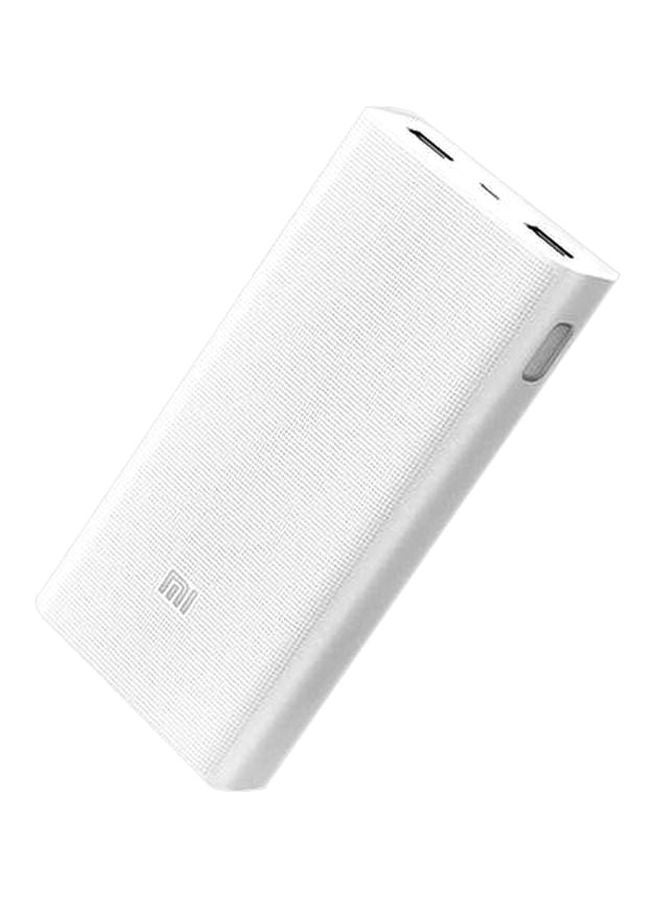 Xiaomi 20000.0 mAh Mi Power Bank White  - Image 1