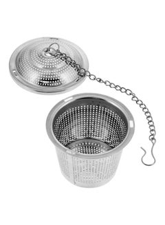 Generic 2-Piece Stainless Steel Tea Infusers Silver 2x2x1.3inch  - Image 4